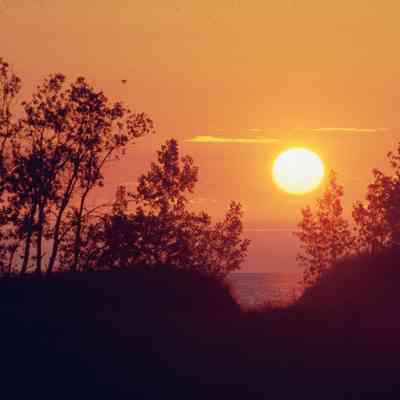 Sunset at Hoffmaster State Park