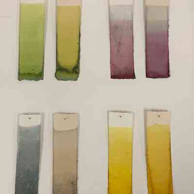 Natural Ink Dye Chart