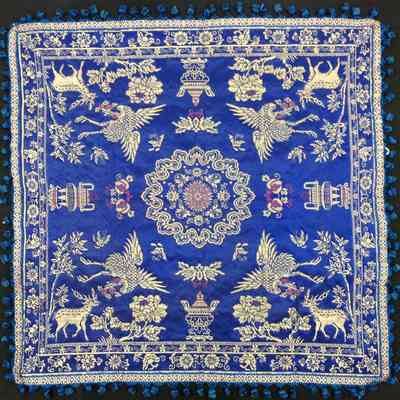 Square, Tasseled Table Cover