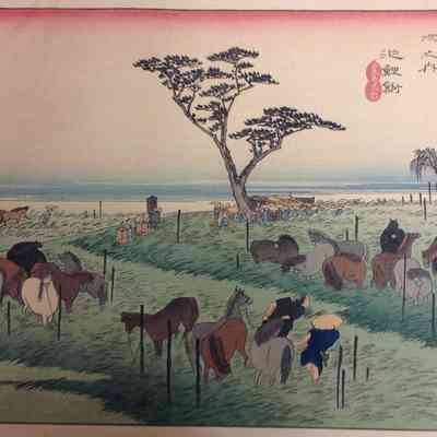 Chiryu (Print #40 in the Fifty-Five Views of the Tokaido Road series)