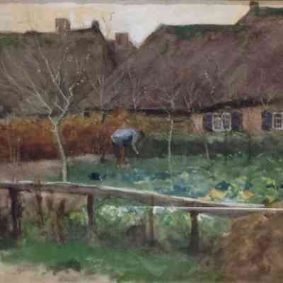 Untitled (Man Working in a Garden)