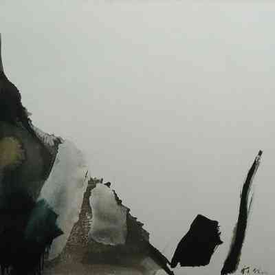 Untitled (Marked Landscape - Diptych)