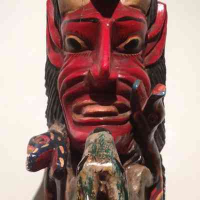 Mask (ceremonial, possibly from the Pastorela or Christmas pageant)