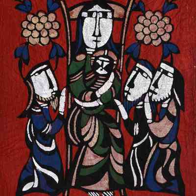 Mary and the Flowers