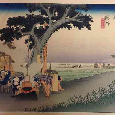 Fukuroi (Print #28 in the Fifty-Five Views of the Tokaido Road series)
