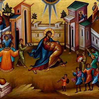 Byzantine Orthodox Icon of the Prodigal Son