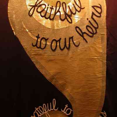 Faithful to our Heirs, Grateful to our Ancestors: William Spoelhof 90th Birthday Memorial Banner