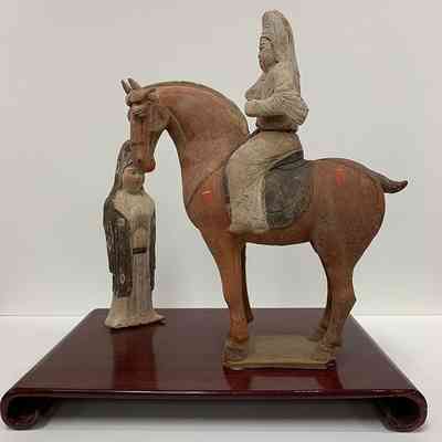 Horse with Rider and Attendant