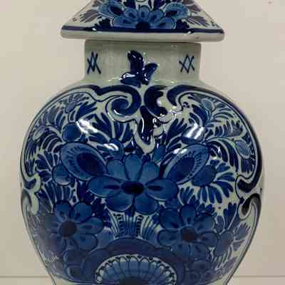 Ginger Jar with Floral Motif