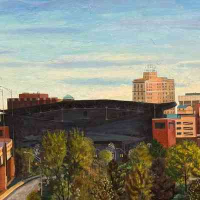 Untitled (Grand Rapids View with US131 S-Curve and Van Andel Arena)