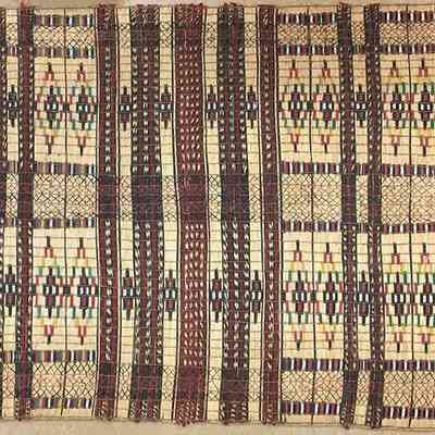 Woven Grass Mat from Mali