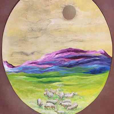 Grazing Sheep - Psalm 23