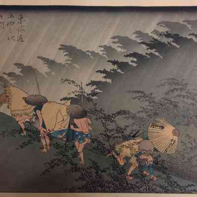 Shono (Print #46 in the Fifty-Five Views of the Tokaido Road series)