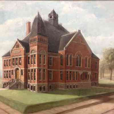 First Permanent Home of Calvin Seminary, Madison and Franklin