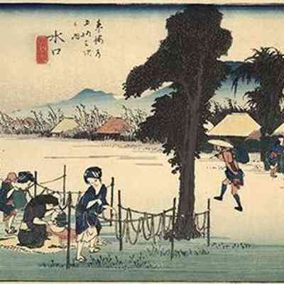 Mizuguchi - #51 of the "Fifty-three Stages of the Tokaido Road" series.