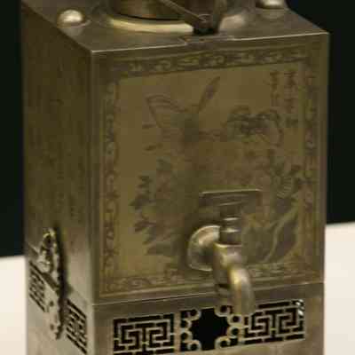 Etched Tea Server