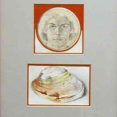 Self-Portrait on Half Shell