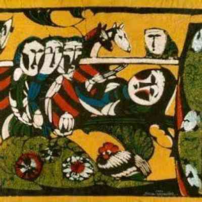 Nativity (or Three Wisemen Visit Mary)