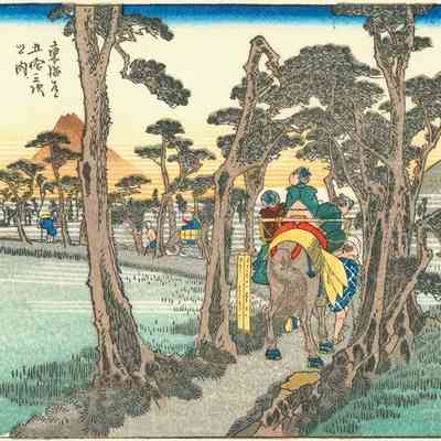 Yoshiwars - #15 of the "Fifty-three Stages of the Tokaido Road" series.