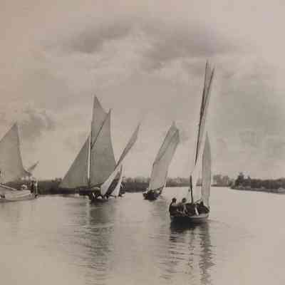 A Sailing Match at Horning