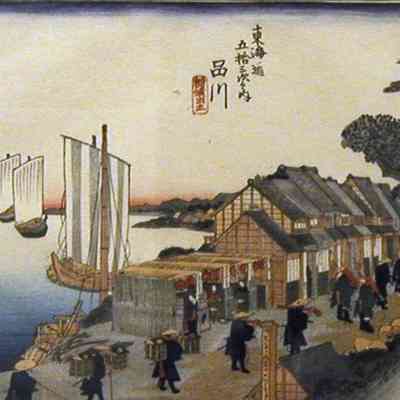Shinagawa - #2 of the "Fifty-three Stages of the Tokaido Road" series.