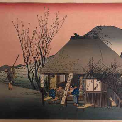 Mariko (Print #21 in the Fifty-Five Views of the Tokaido Road series)