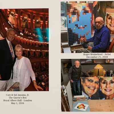 Sid and Cate Pixel Portraits
