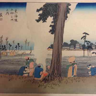 Hamamatsu (Print #30 in the Fifty-Five Views of the Tokaido Road series)