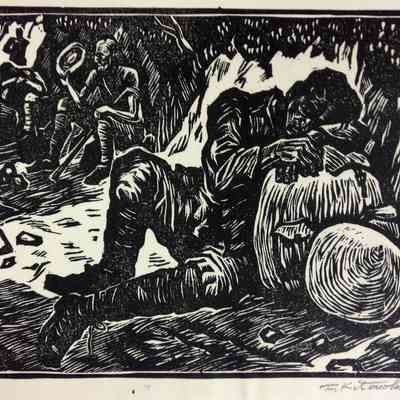 Profound Sleep - #6 of Repatriate Series; resting on the journey