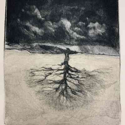 Untitled - Clouds and Trees