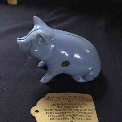 7005 - PETE THE PIG AMERICAN LEPROSY MISSION BANK (BLUE)