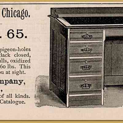 24,011 - THOMAS KANE & COMPANY, ADVERTISEMENT: KANE'S DESKS #65