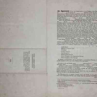 1836 – D	TITHE COMMUTATION APPORTIONMENT LEGAL AGREEMENT