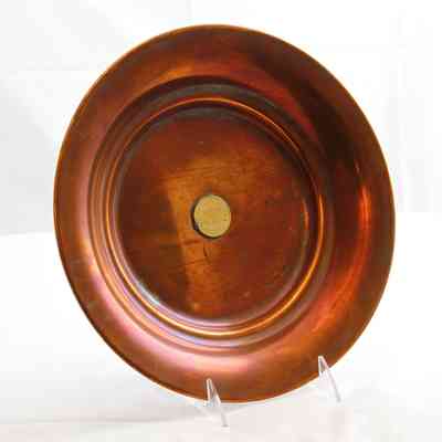 17,024 - CHURCH OFFERING PLATE WITH CENTERED TITHE MEDALLION