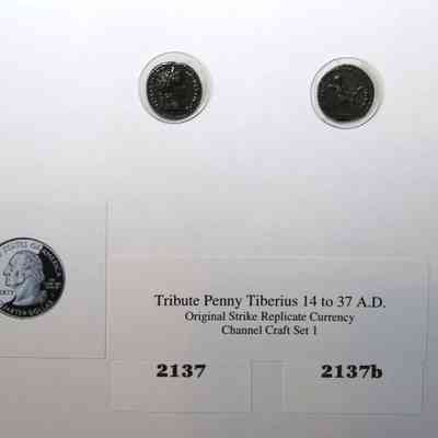 18,534 - TIBERIUS TRIBUTE PENNY COIN
