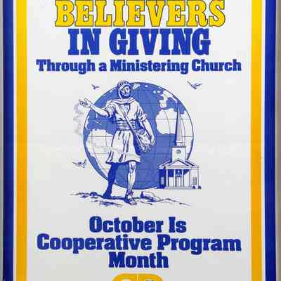 1977 – B	POSTER: BOLD BELIEVERS IN GIVING CAMPAIGN (SBC)