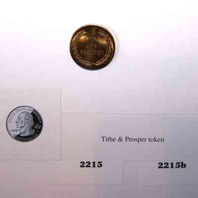 19,528 - TITHE AND PROSPER TOKEN COIN