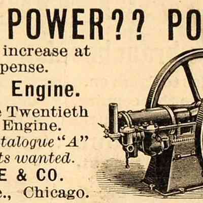 24,012 - THOMAS KANE & COMPANY, ADVERTISEMENT: VICTOR VAPOR ENGINE