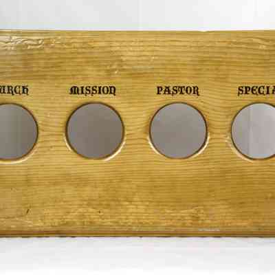 27,000 - 4 OPENING XTRA-LARGE,TABLE TOP, OFFERING BOX