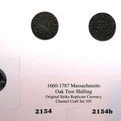 19,010 - MASSACHUSETTS OAK TREE SHILLING