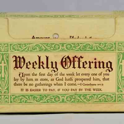 10,500 - WEEKLY OFFERING BOX 389-DUPLEX ENVELOPE SYSTEM