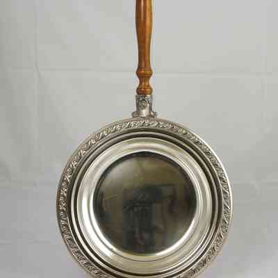 14,505 - SHORT HANDLE OFFERTORY SILVER PLATE