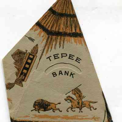 1909 – G	BAPTIST WOMEN FUNDRAISING FOLD-OUT TEPEE COIN CARD