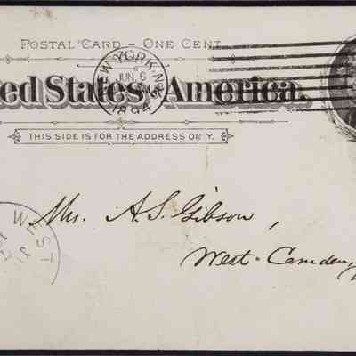 1894 – C	WOMEN’S FOREIGN MISSIONARY SOCIETY PLEDGE CARD