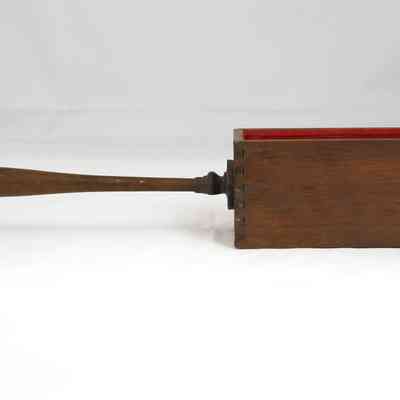12,507 - A: MEDIUM HANDLE OFFERTORY WITH RECTANGLE COLLECTOR