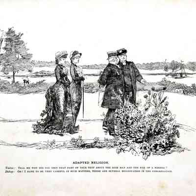 1885 – I CHURCH COMIC: ADAPTED RELIGION “EYE OF THE NEEDLES”