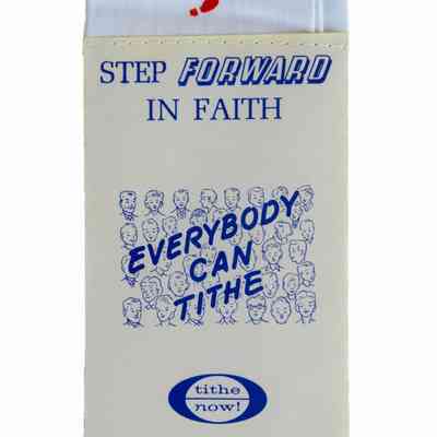 1966 – E	KERCHIEF POCKET CARDS: STEP FORWARD IN FAITH (SBC)