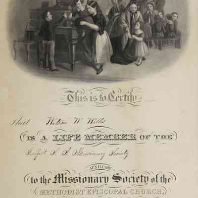 1866 – B	BELFAST MISSIONARY CERTIFICATE