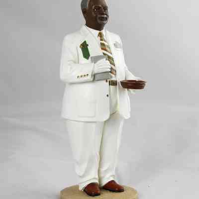21,003 - AFRICAN AMERICAN CHURCH STEWARD / DEACON FIGURINE