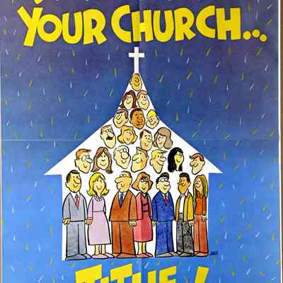 1971 – L	STRENGTHEN YOUR CHURCH – TITHE! YEAR-ROUND SBC TITHING POSTERS